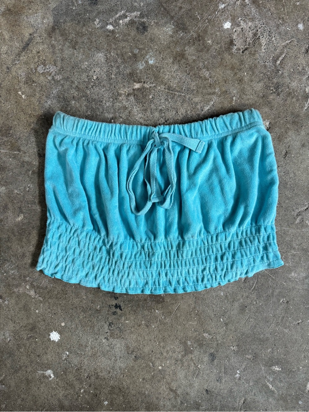 VENUS Turquoise Tube Top Bathing Suit Cover
